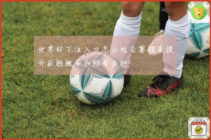 世界杯下注入口怎么结合赛程表提升获胜概率和赔率分析