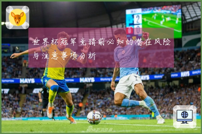 世界杯冠军竞猜前必知的潜在风险与注意事项分析