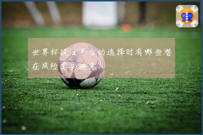 世界杯投注平台的选择时有哪些潜在风险需要避免？